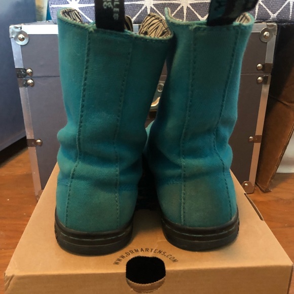 Canvas Dr. Marten’s Boots. Size 7 - Picture 5 of 6